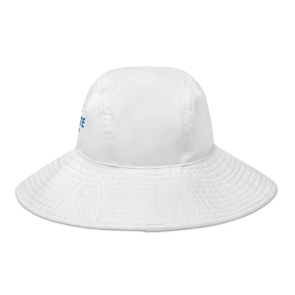 ★VARZAR★ Wide Brim Washed Bucket Hat White wide brim washing bucket hat white - VARZAR | 60% - Asian