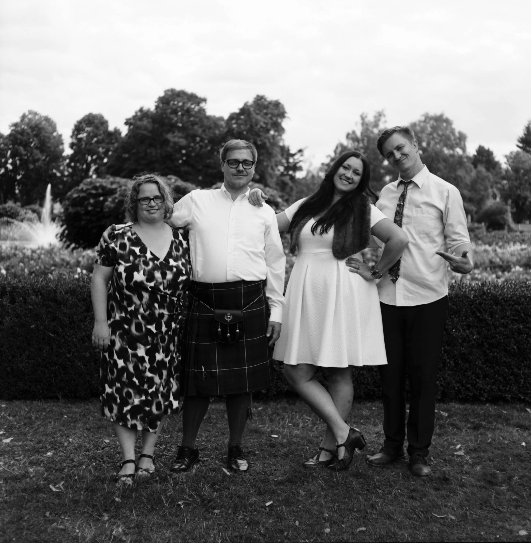 Will, Caitlin, and siblings