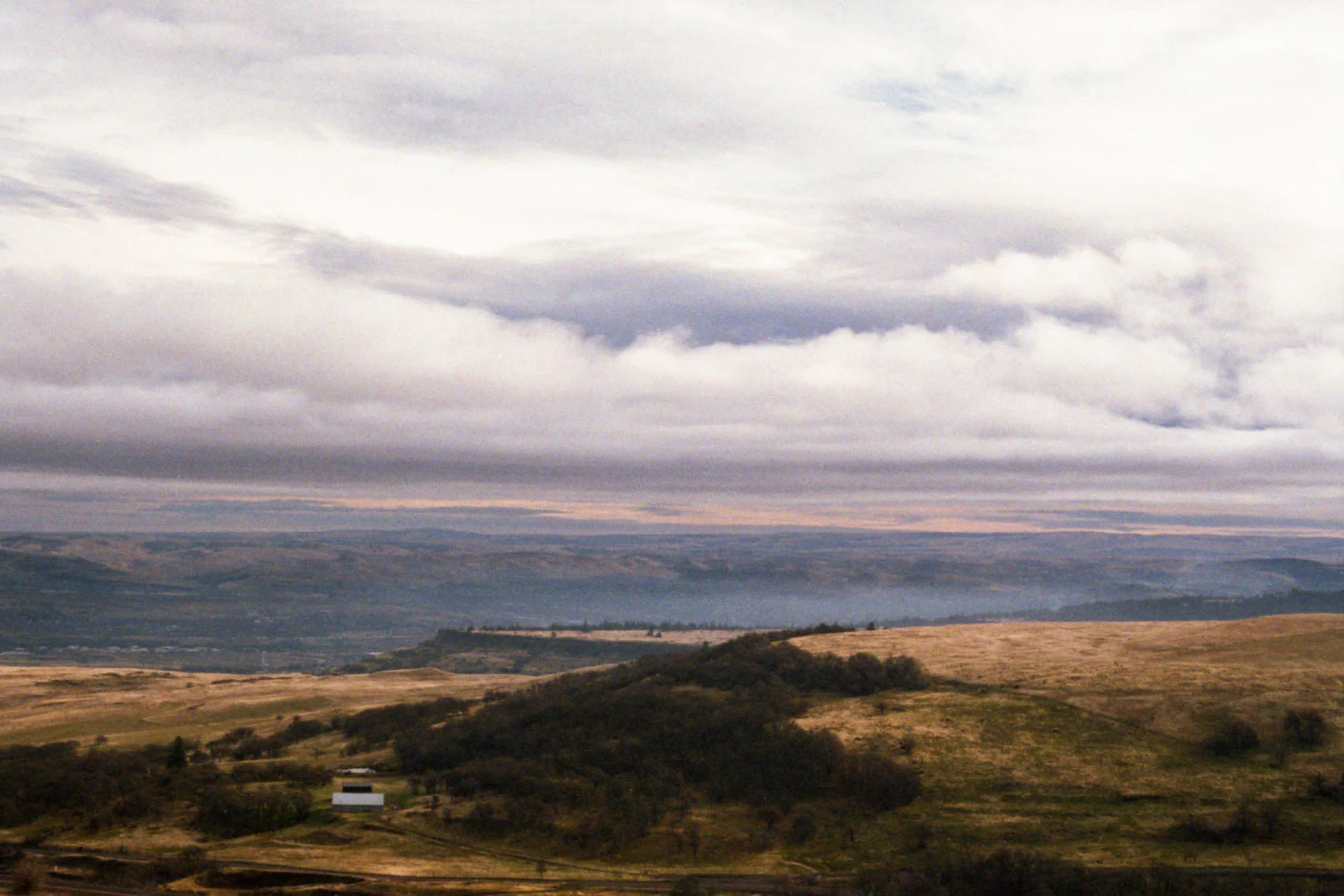 Up above The Dalles, outside of Mosier, OR | December 2017