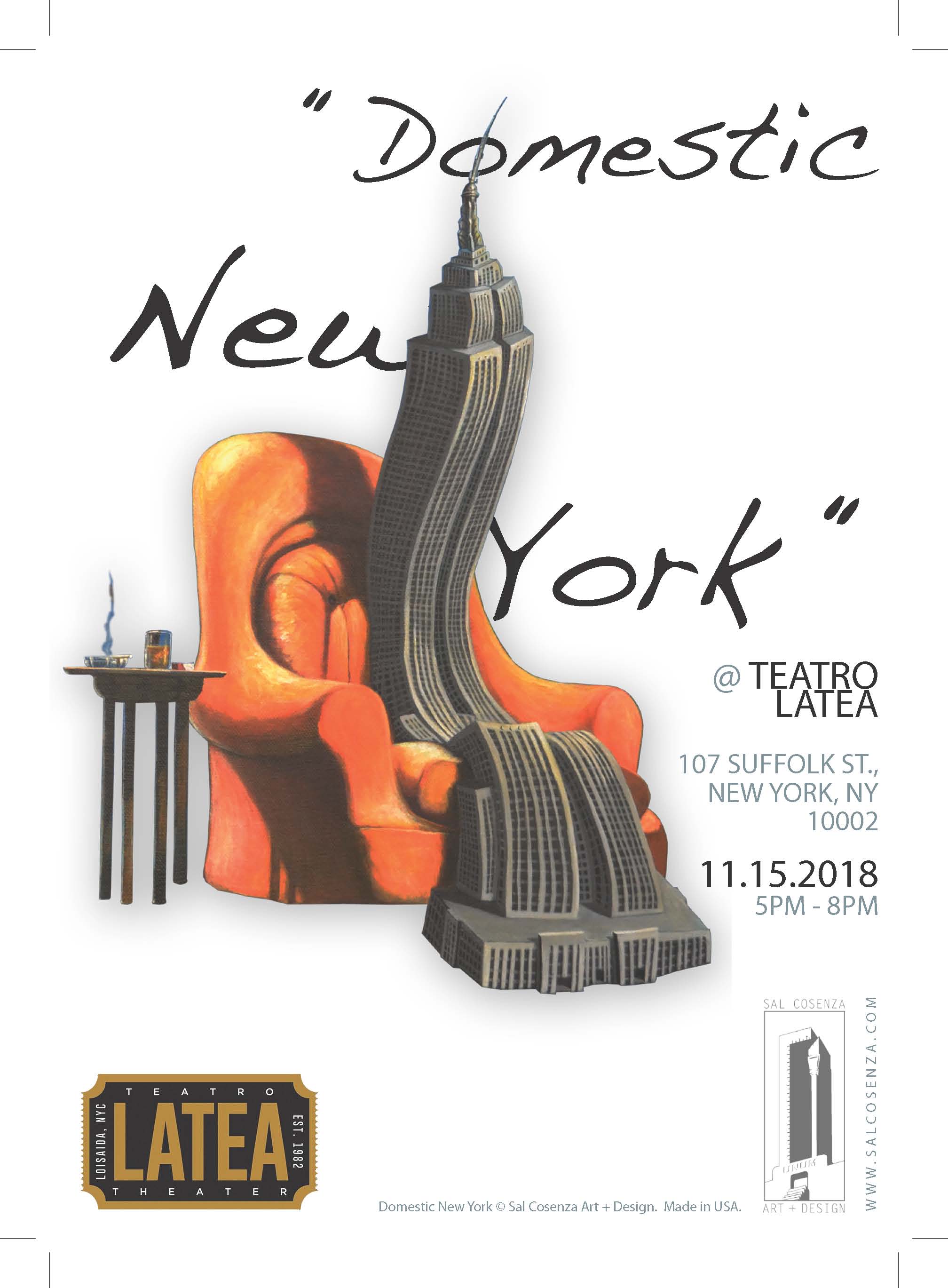 Domestic New York @ Teatro LATEA