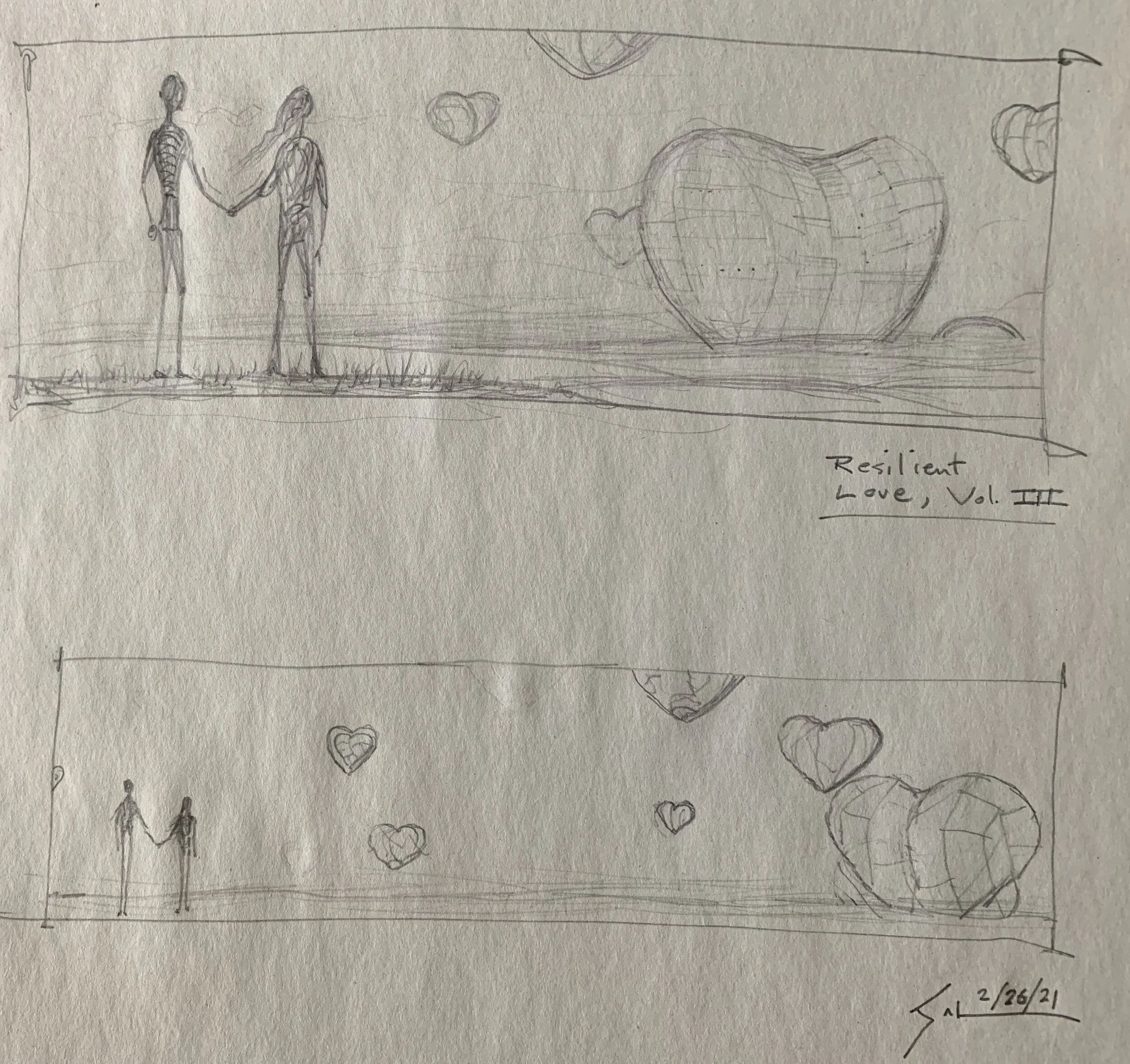 Resilient Love - Vol. III Concept Sketch