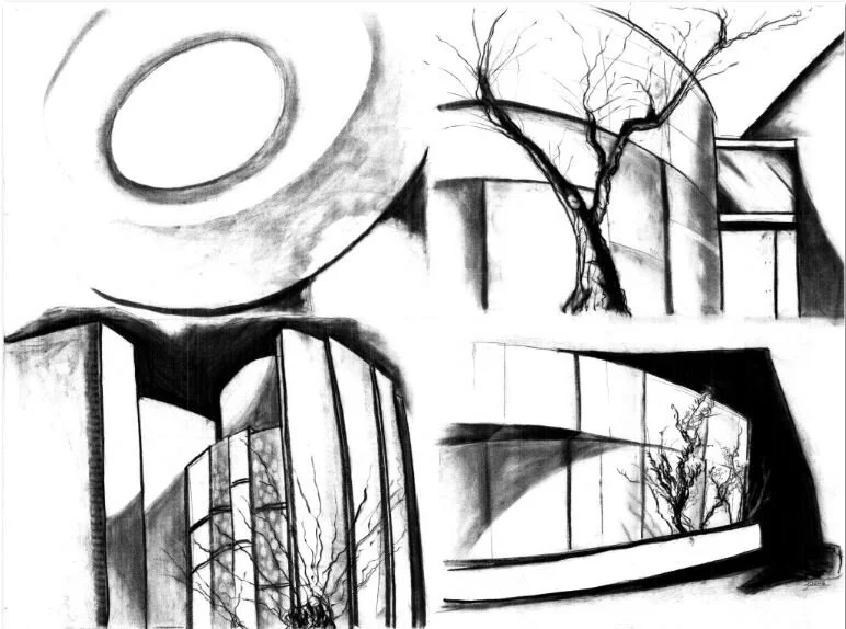 Scottsdale Museum of Contemporary Art (SMoCA) Charcoal Study