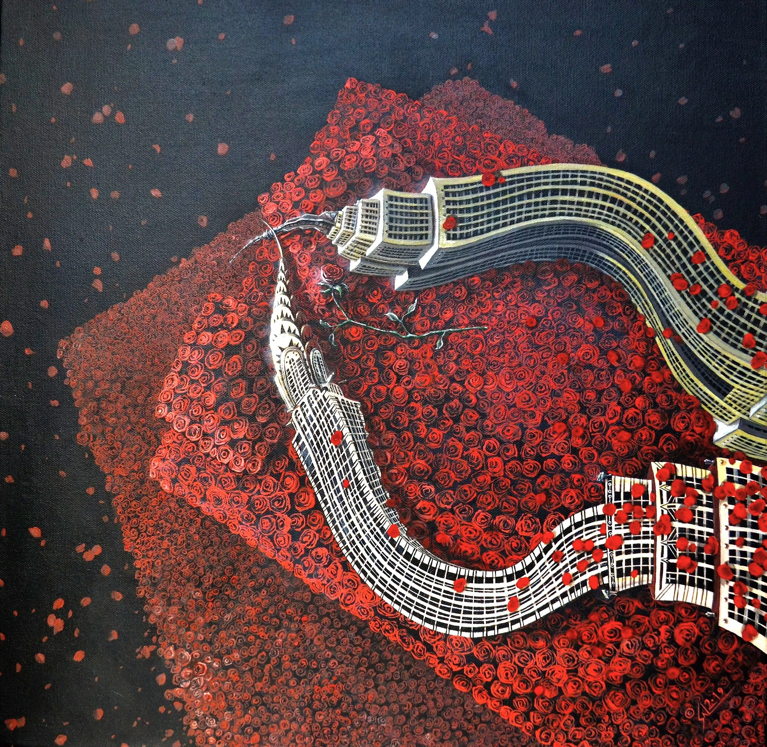 Domestic New York : The Bed of Roses