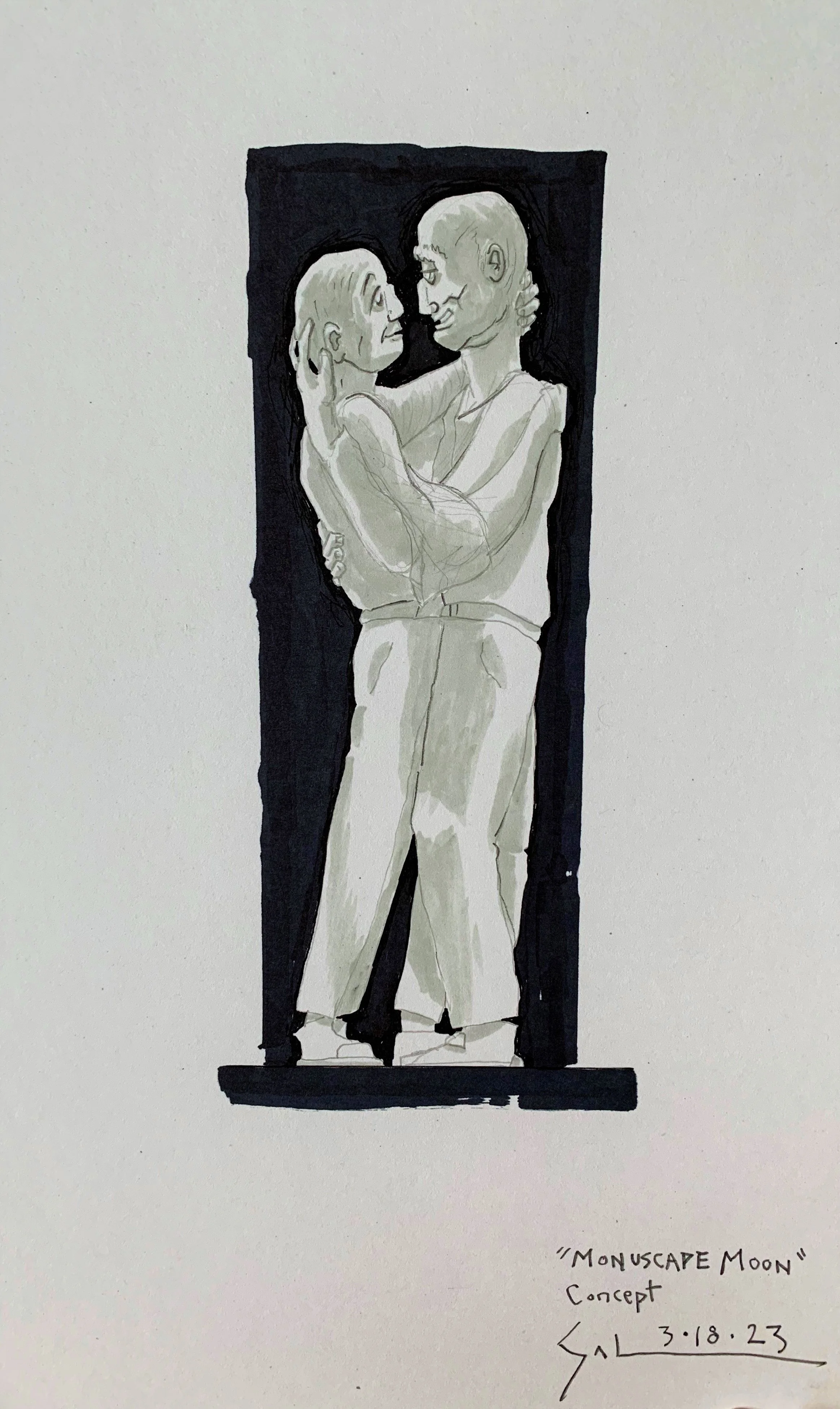 Monuscape Moon - Concept Sketch