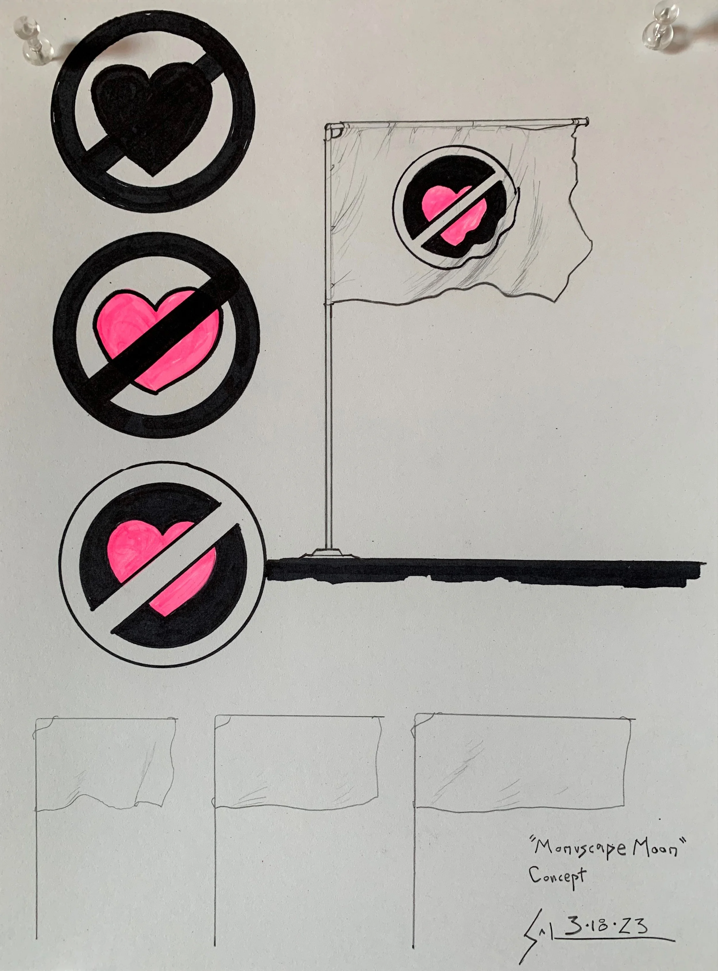 Monuscape Moon - Concept Sketch