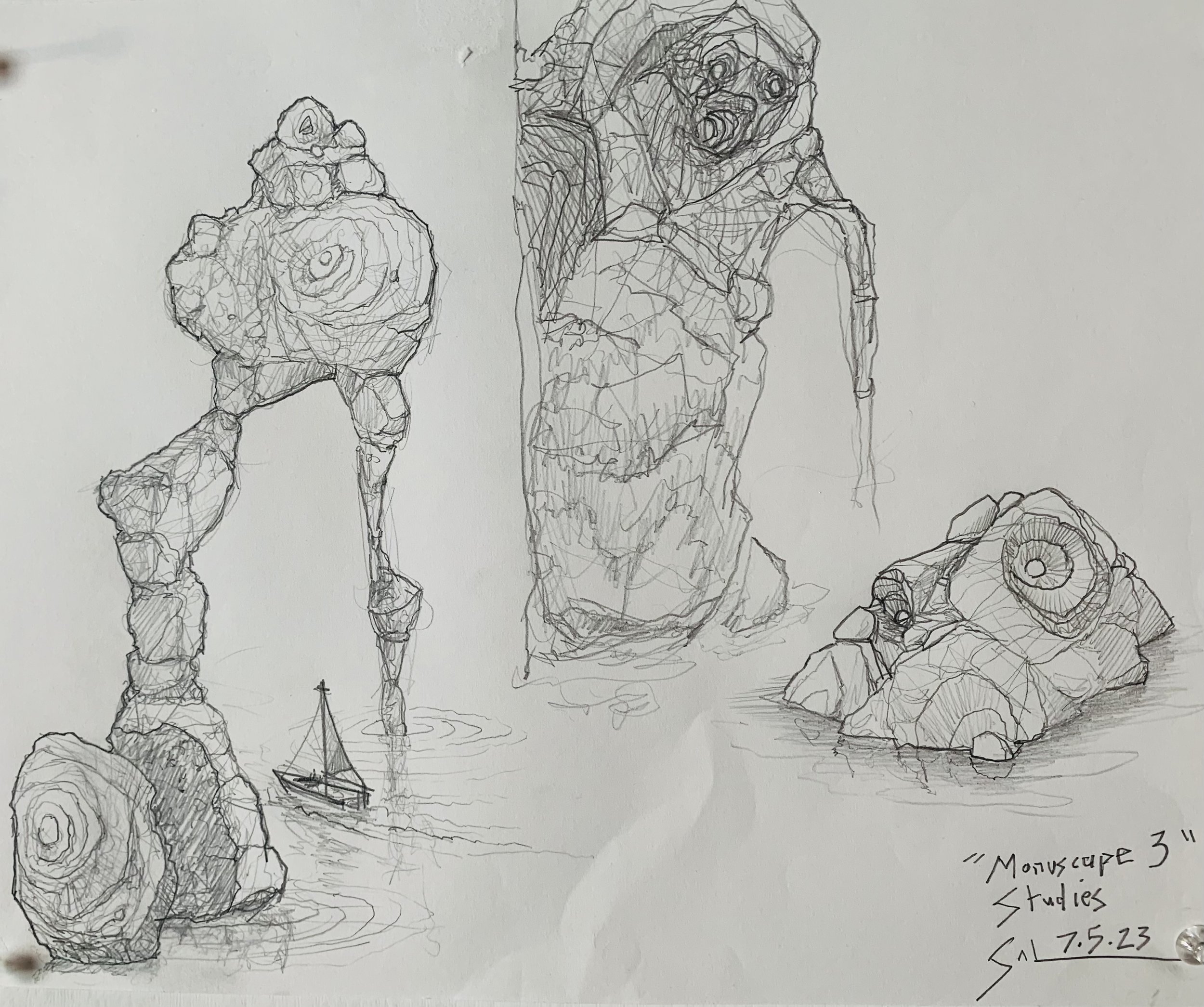 Monuscape Mystique - Concept Sketch