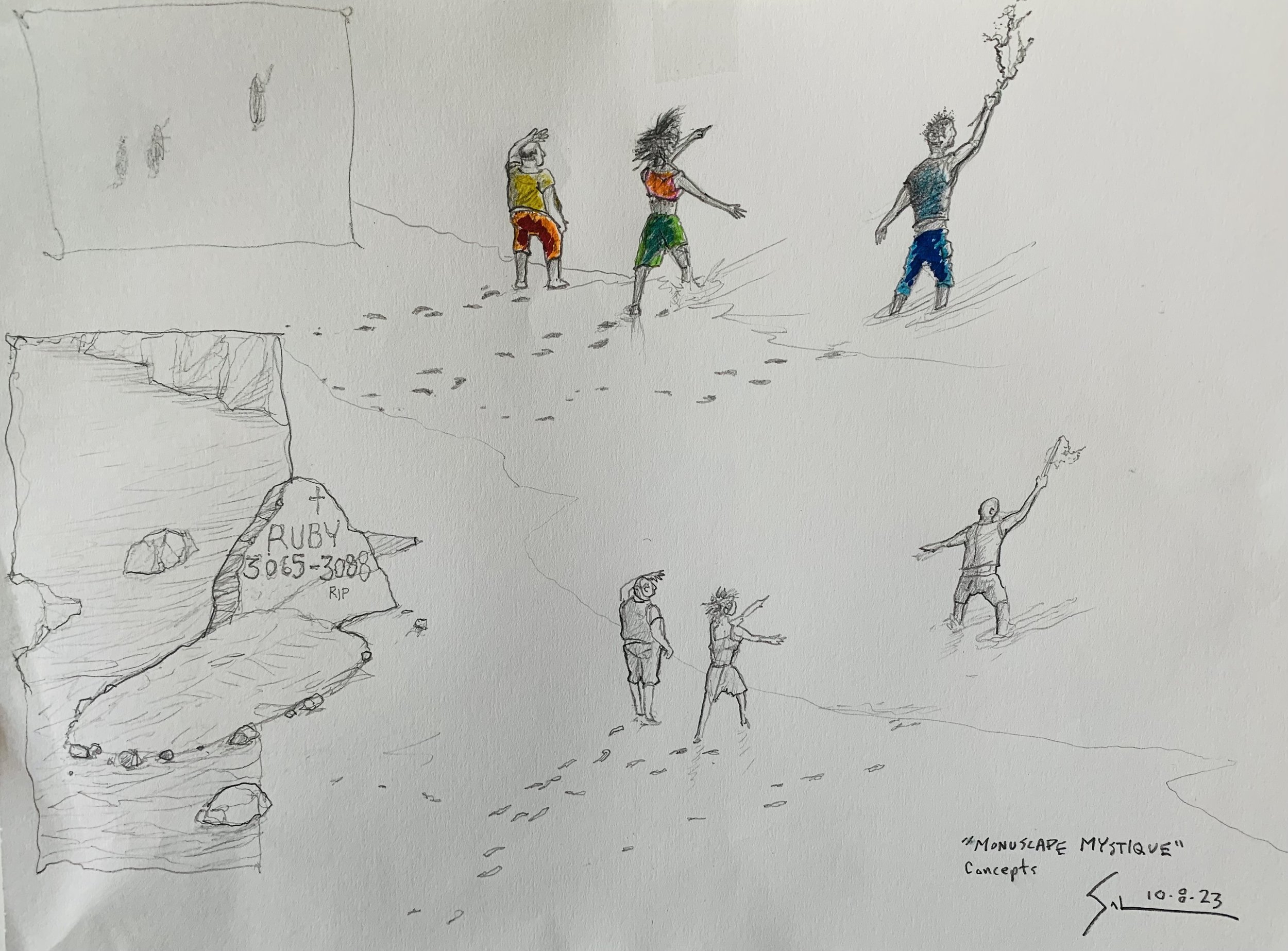 Monuscape Mystique - Concept Sketch