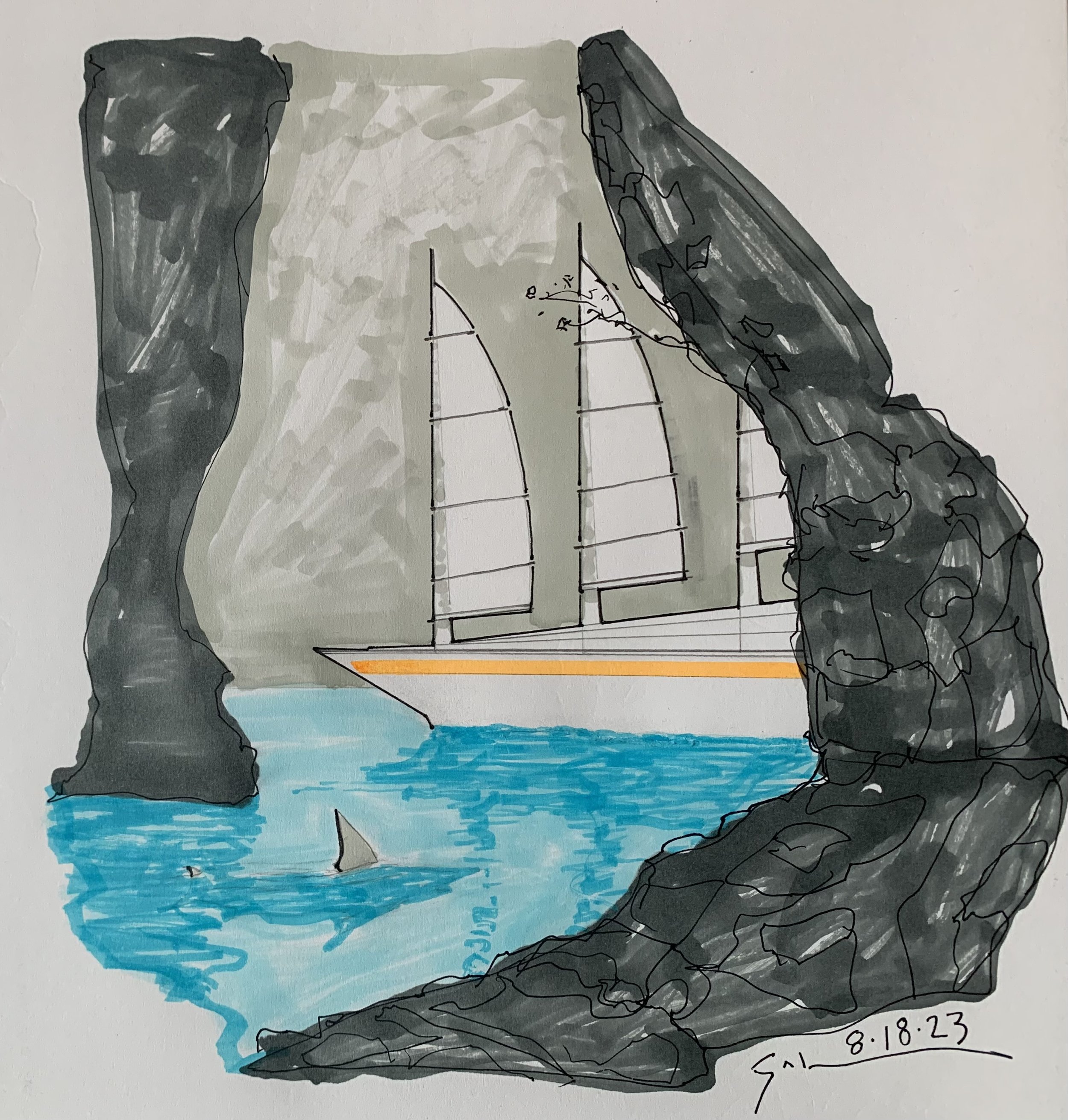 Monuscape Mystique - Concept Sketch