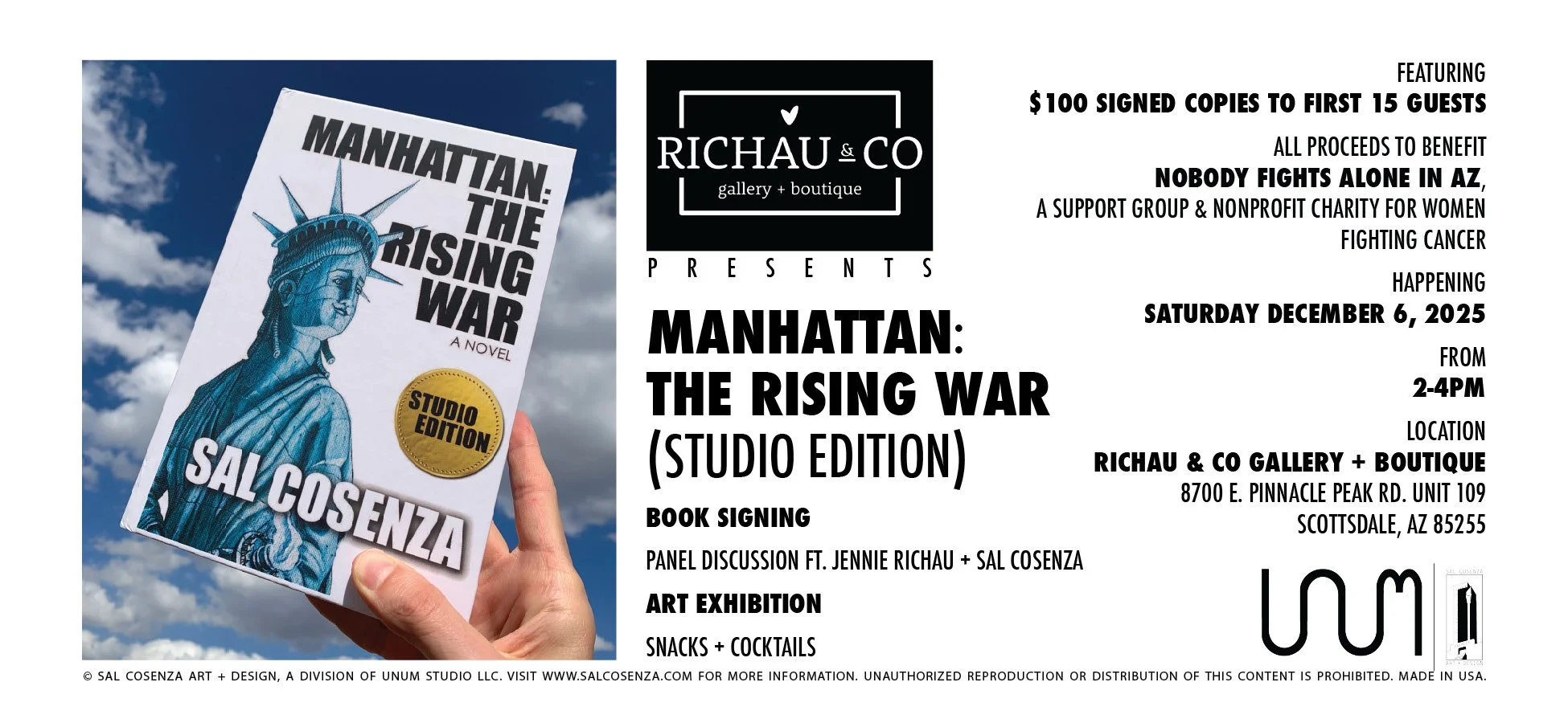 Book Signing / Art Exhibition Fundraiser