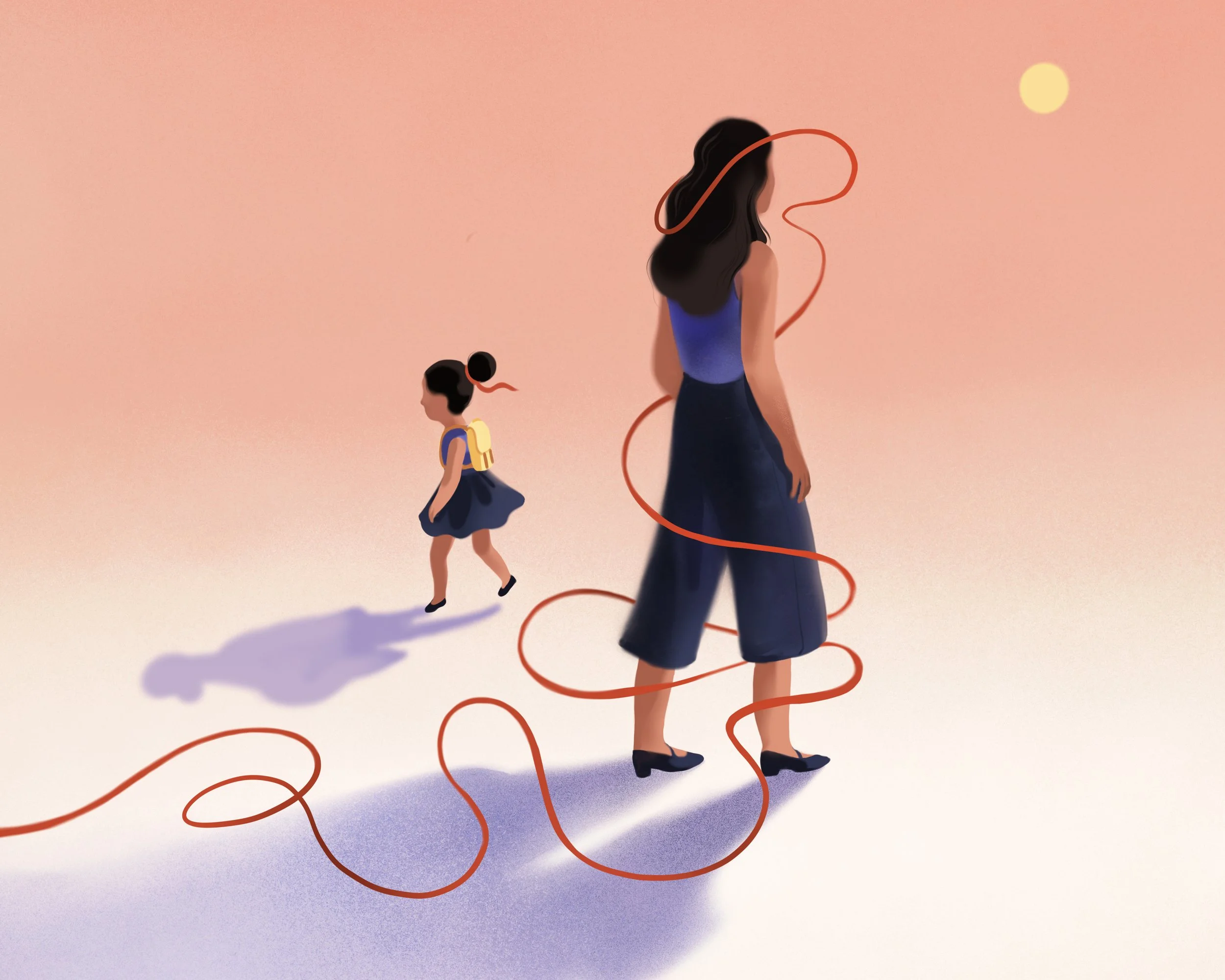  Illustration for NPR about ADHD in women.  2026 