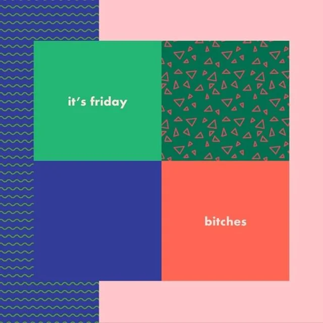 Oh, hello weekend. I&rsquo;ve missed you.
.
.
.
.
.
#friday #colorful #graphicdesign #patterns #illustrator #aftereffects #design #art #illustration #photooftheday #digitalart #bestoftheday #igers #igdaily #instalike #instamood #instadaily #photoofth