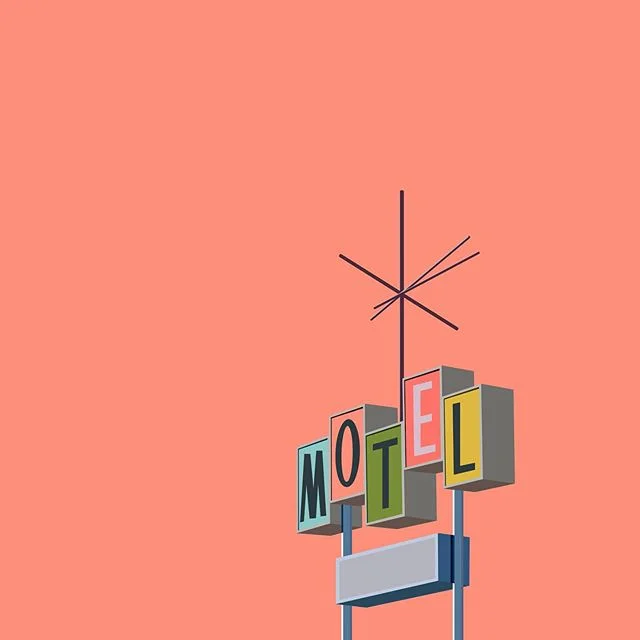 Go do that road trip down dusty old avenues, past abandoned motels with cool signs. #labordayweekend .
.
.
.
.
#friday #colorful #retro #illustrator #design #art #creative #signs #illustration #photooftheday #all_shots #bestoftheday #igers #instaart 