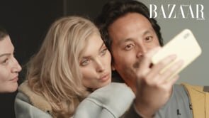 Elsa Hosk x Burberry x Celine