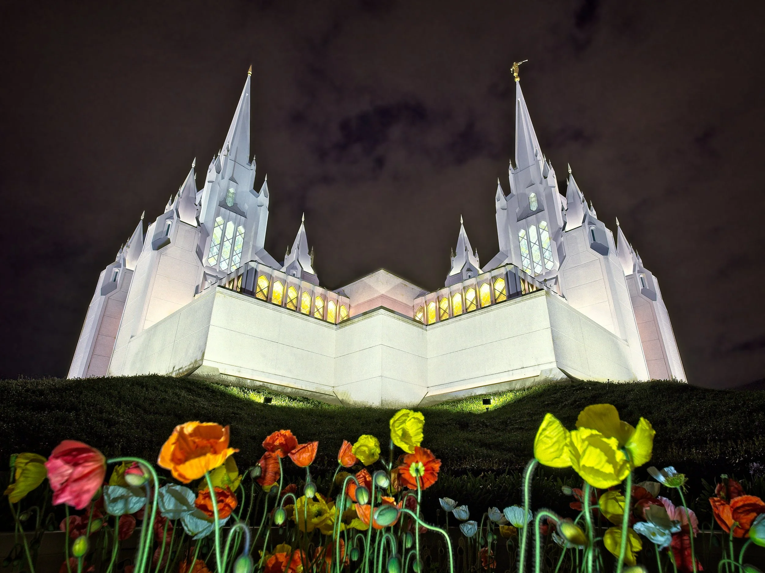 Sure felt like a pair of eyes were watching over me at the San Diego California Temple! 