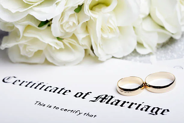 Certified Marriage Certificate