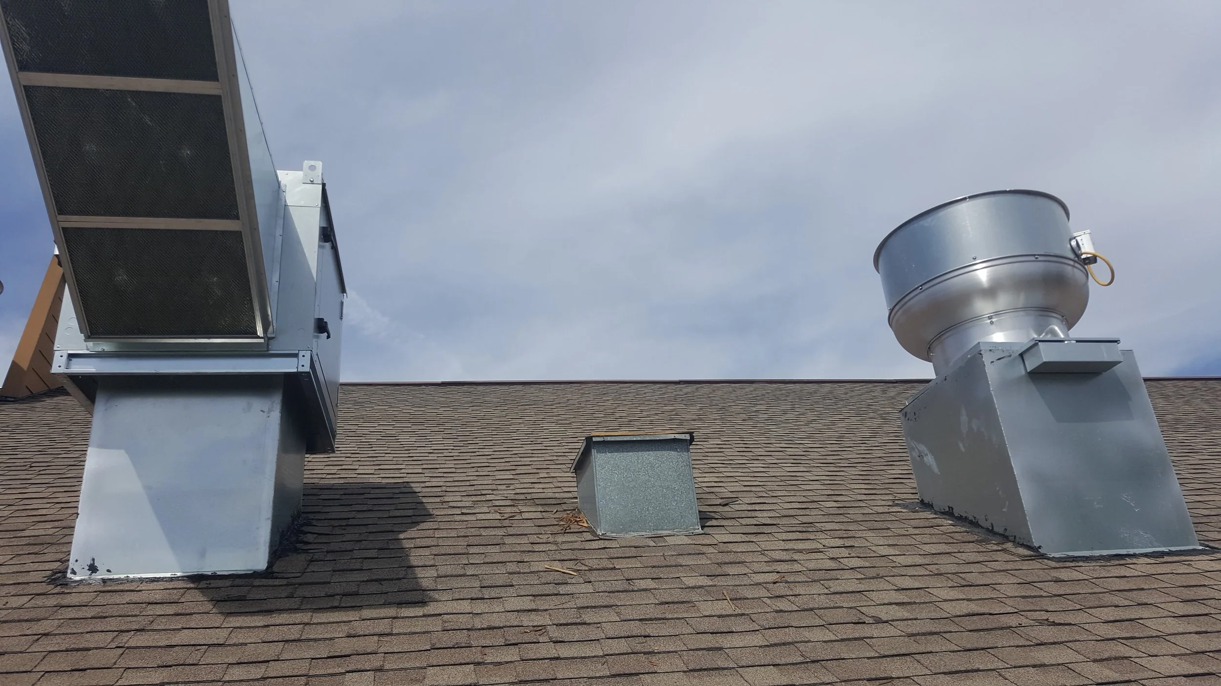 The Make-Up and Exhaust Fans (Price including the crane service)