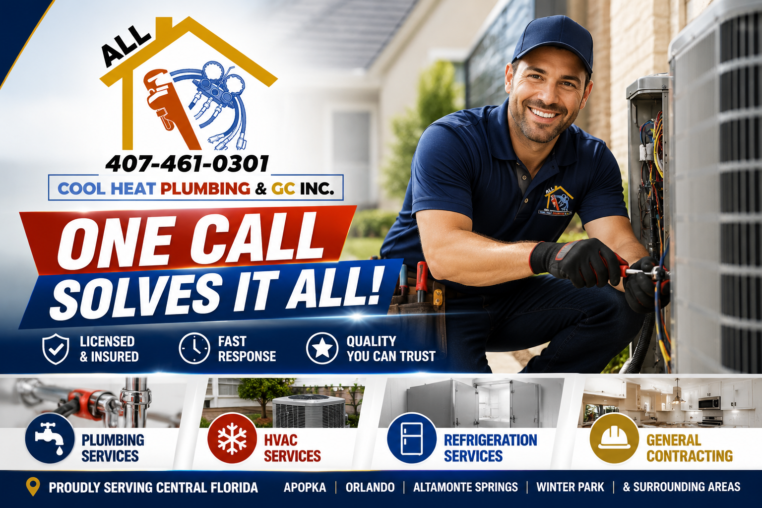 5 sings to review before You call for Air Conditioning repair 