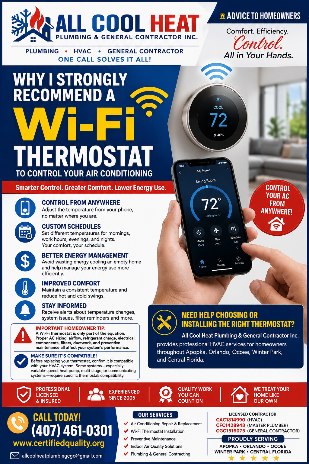 Replace your old thermostat 