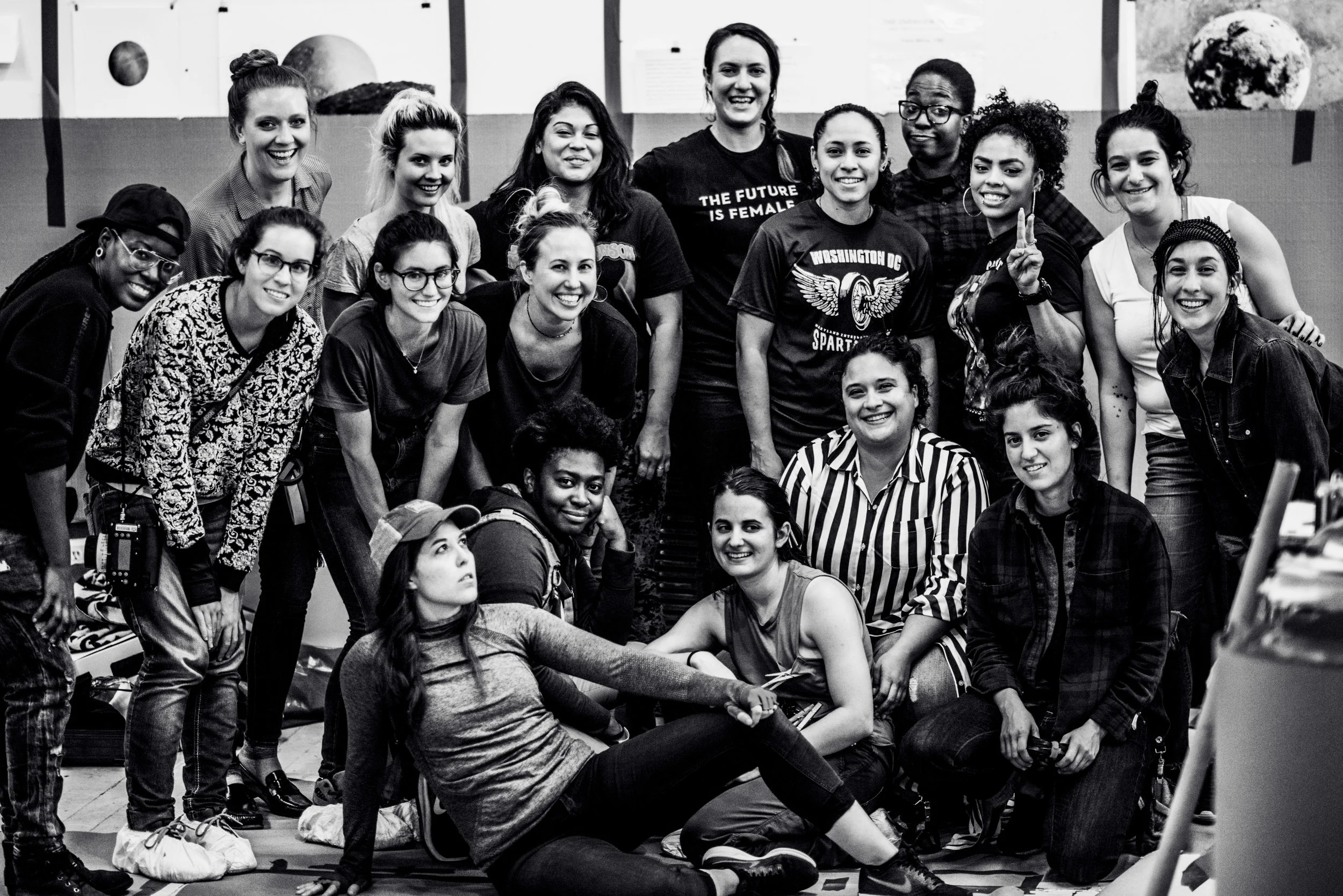 Our all female crew