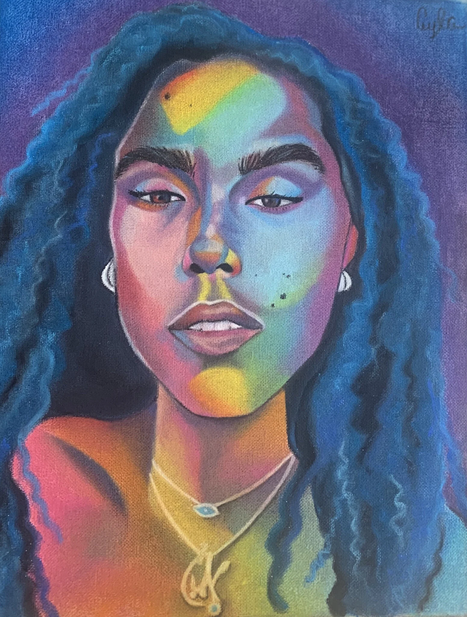 black in color