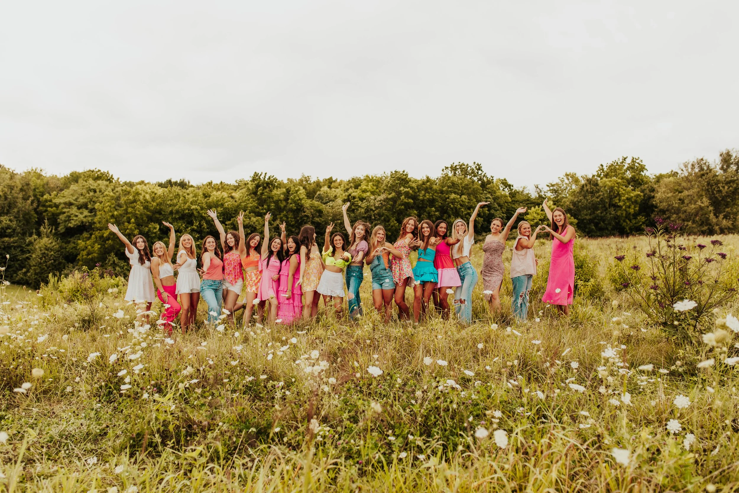 Summer Wildflower Senior Photoshoot