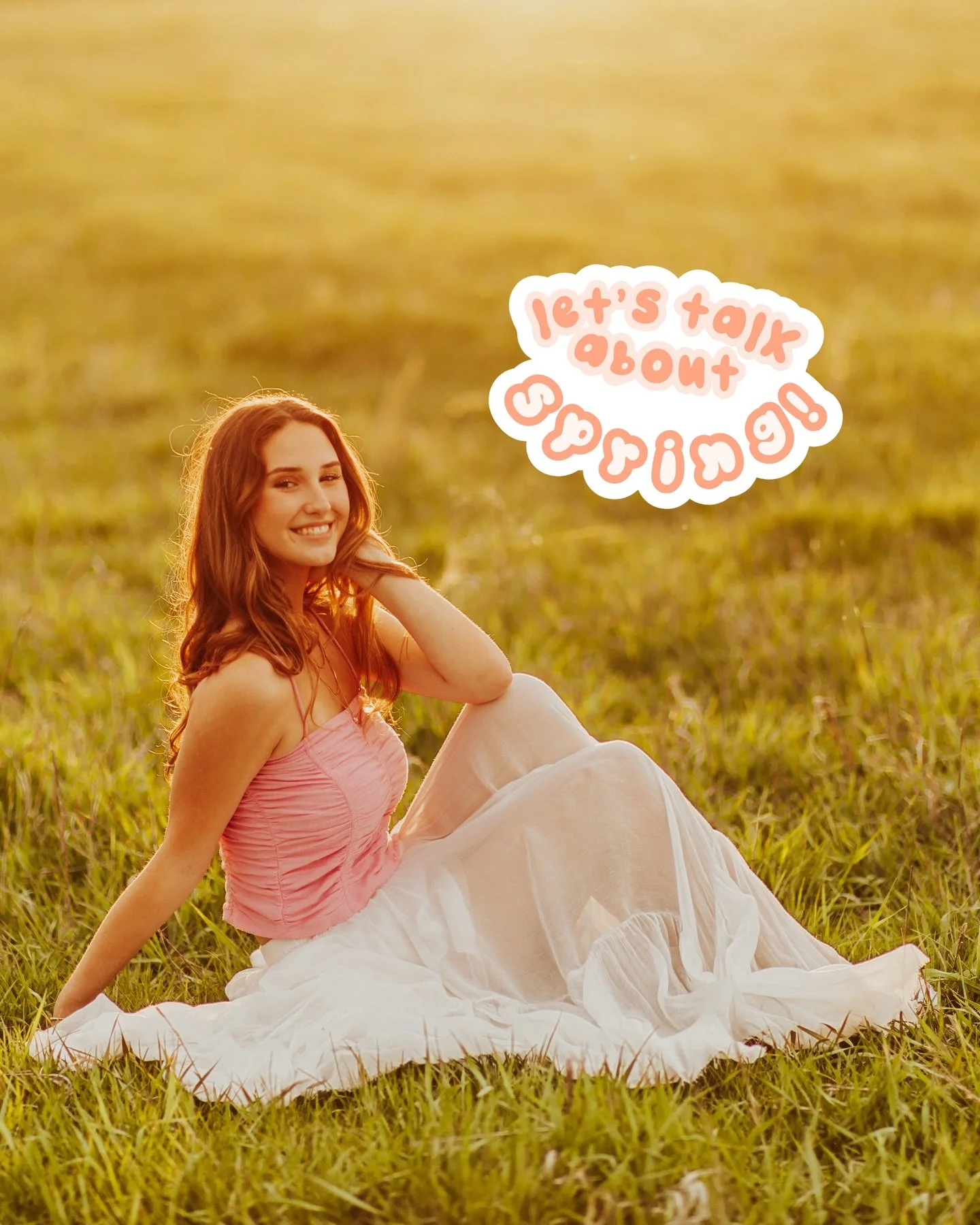 Let&rsquo;s chat about the spring season!!! 🌿🌾🌼🌸✨

You may be asking&hellip; &ldquo;What date should I book for my spring photos?!&rdquo; 🫢

Deciding when to book for your senior session can feel overwhelming! 😖 Especially in the spring!! &ldqu