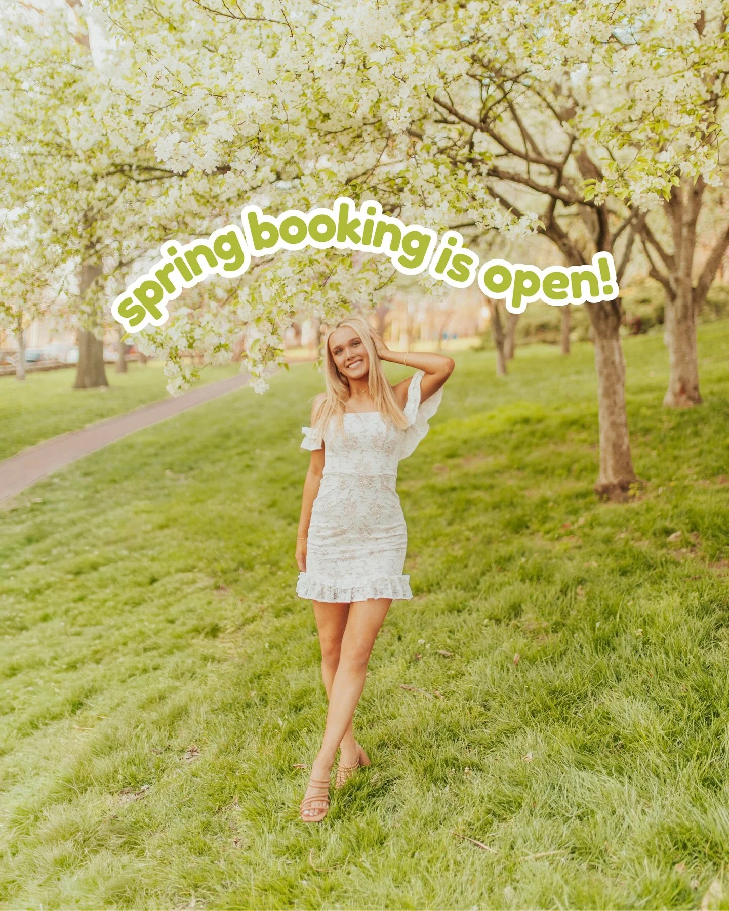 SPRING BOOKING IS OPEN! ⭐️🌸🤩✌️🌼✨

It&rsquo;s time to create the most colorful and golden senior photos and be a part of a senior photos experience that&rsquo;s truly all about YOU and making your final semester of senior year full of FUN and JOY!!