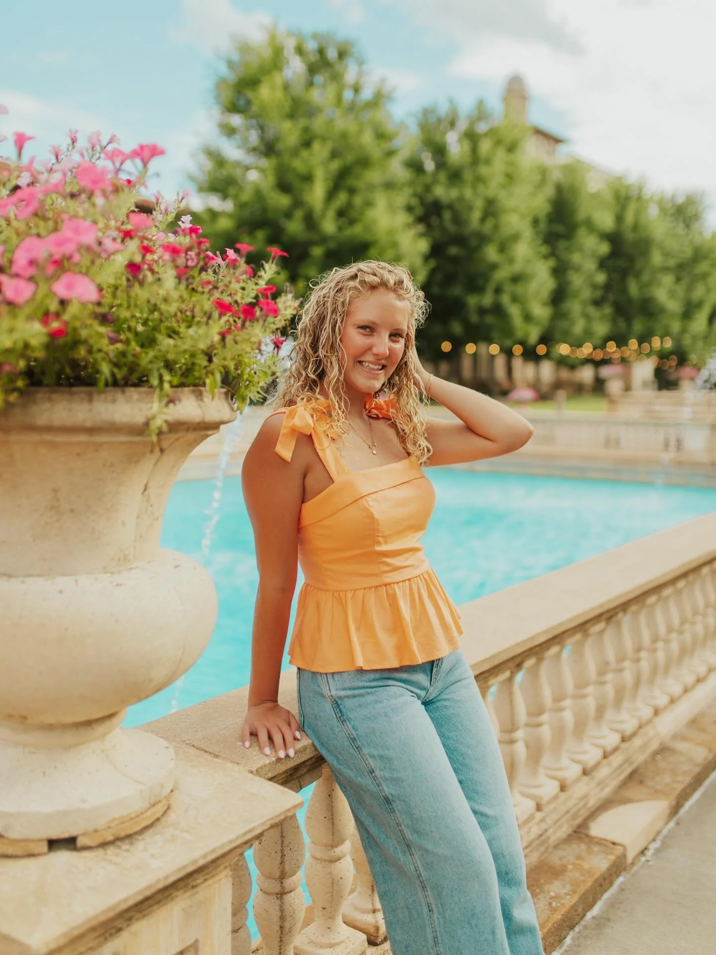Senior photos with REAGAN!!! 🌼🩵🌿🧡☀️✨

Last July with this sweet girl was the best EVER!!! 🤭 Colorful, floral vibes were the move for the night. From roses to Unity Village to wildflowers at golden hour in the fields &mdash; every moment was a JO