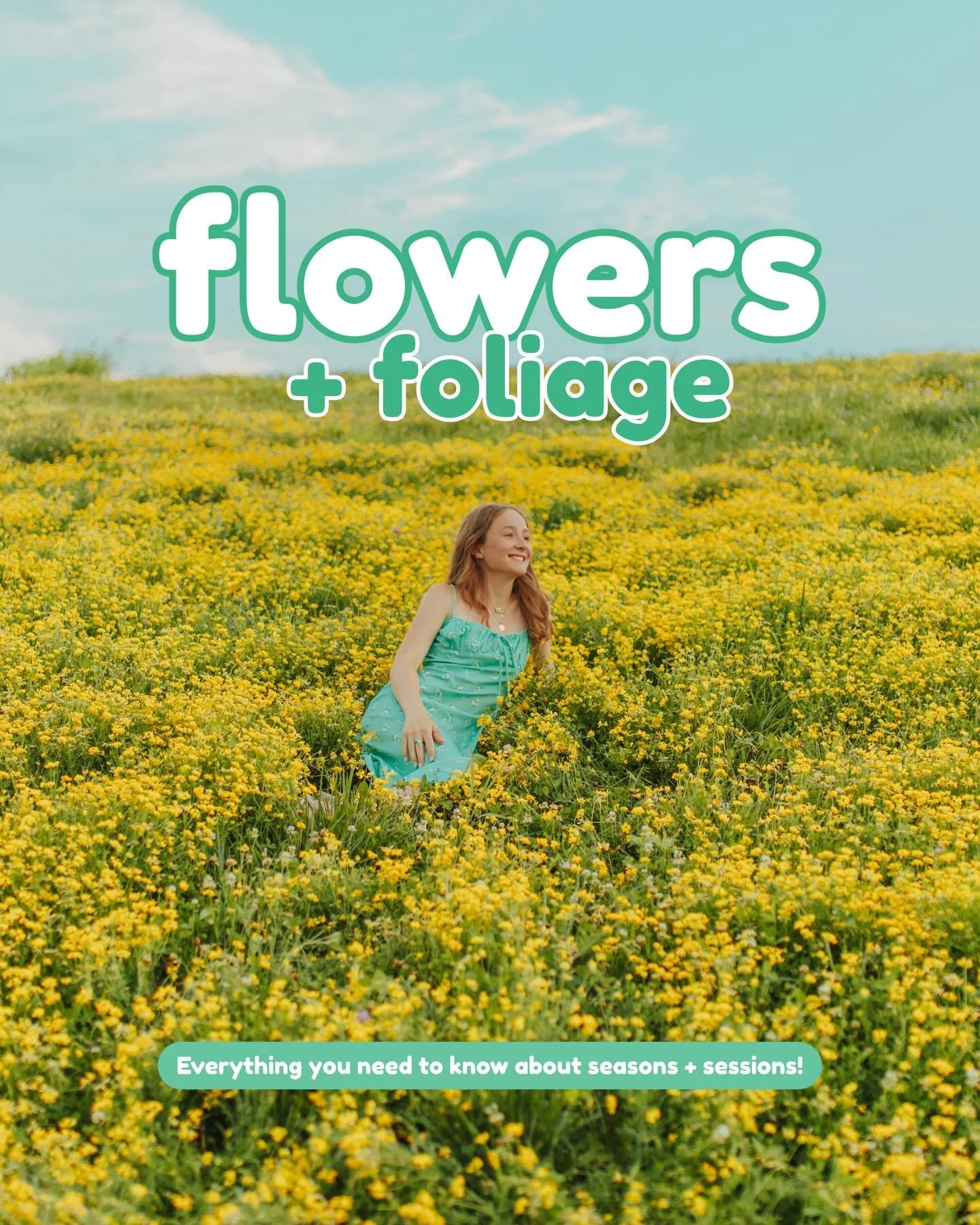 Let&rsquo;s chat seasons!!! 🌿🌾🌼🌸🍁🍂✨

You may be asking&hellip; &ldquo;What season should I booked for my senior photos?!&rdquo; 🫢 

Deciding what month to book for your senior session can feel overwhelming! 😖 When are wildflowers in bloom? 🤔