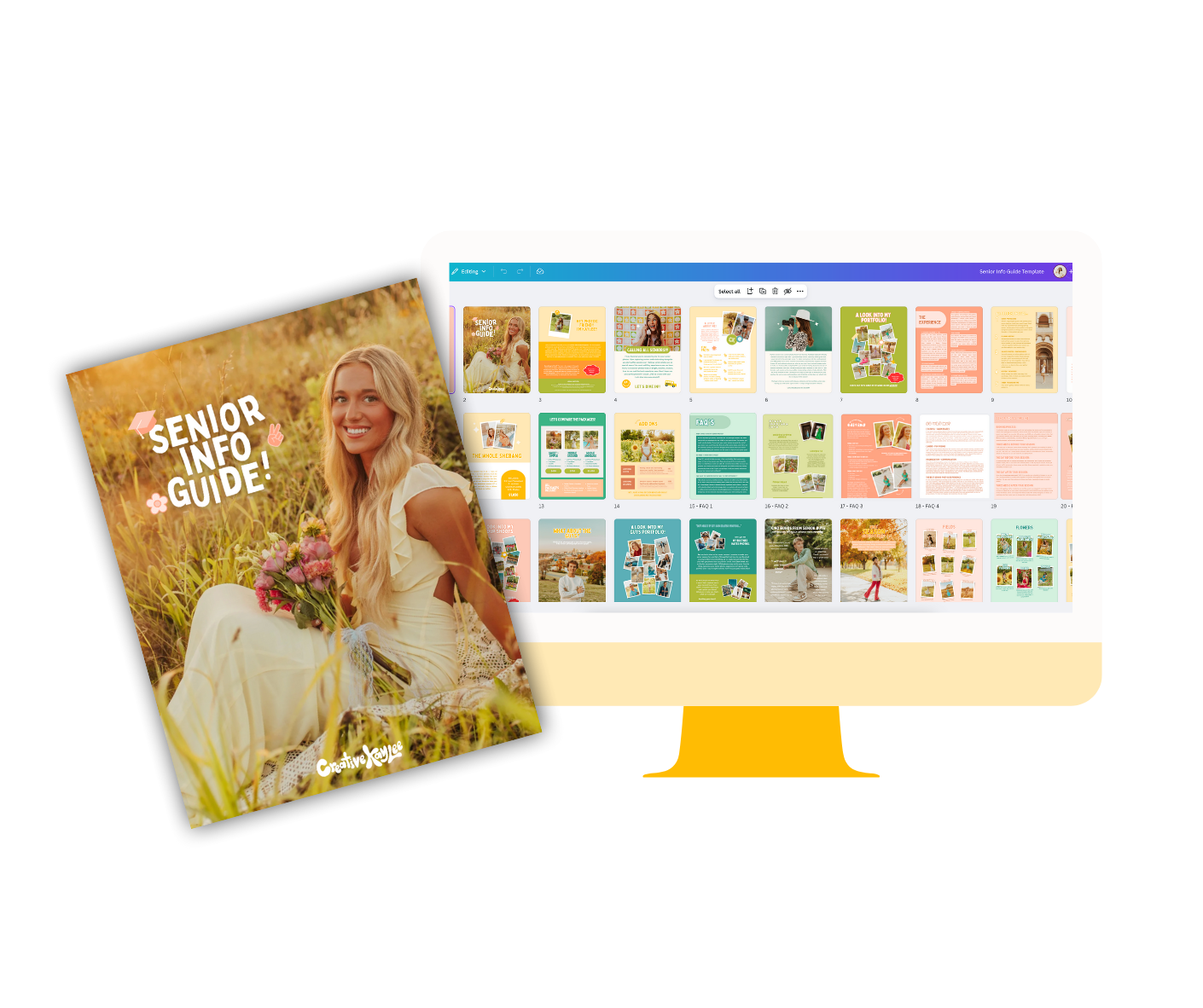 Creative Kaylee — Senior Info Guide Template