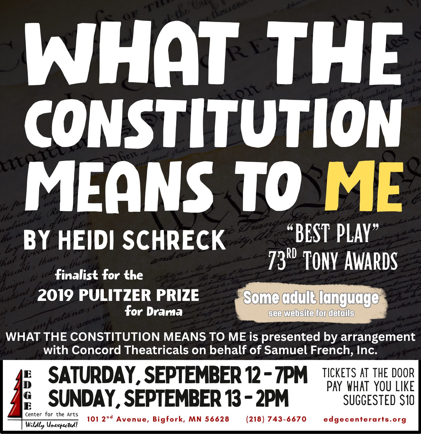 What the Constitution Means To Me