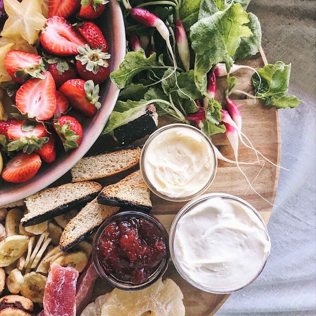 Hawaii Island Picnics and Provisions Brunch Platter Fruit Cheese Jams Preserves Pastries 2019.JPG
