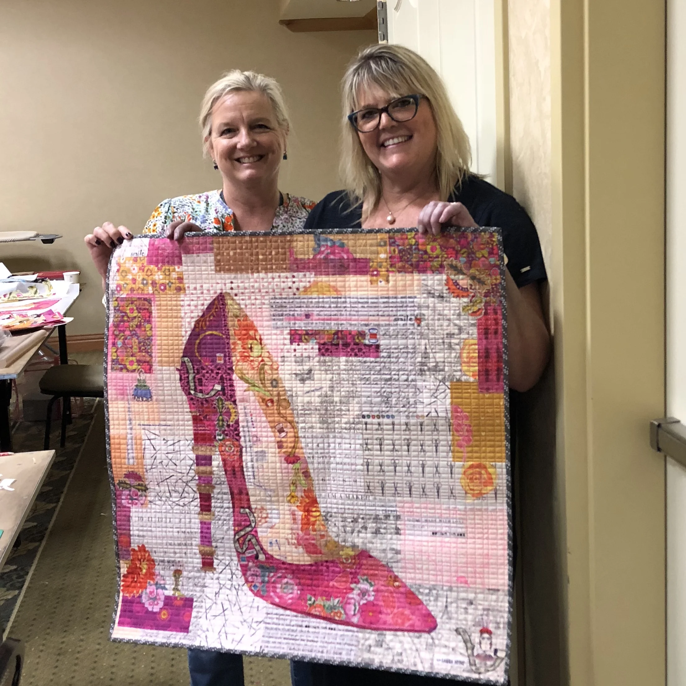 This is Laura's Pink Pump!