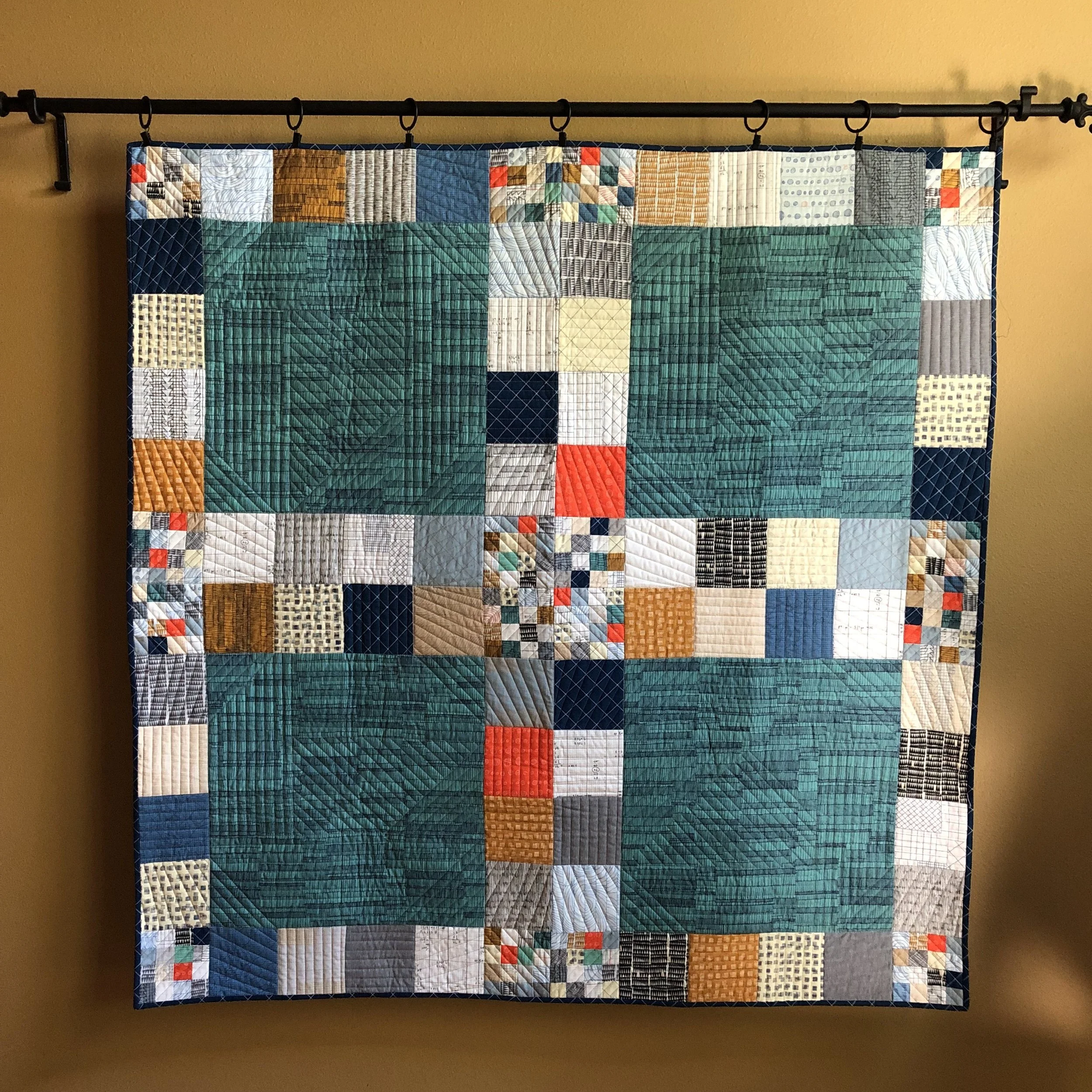 Friday Finish: Four Square Quilt
