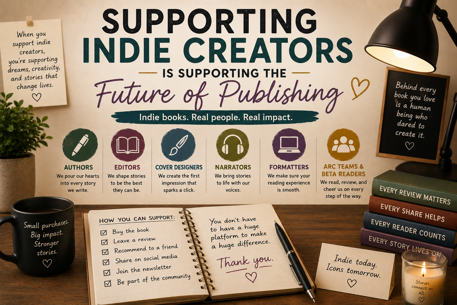 Supporting Indie Creators Is Supporting the Future of Publishing