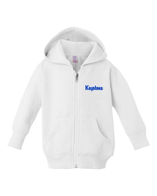 infant black zip up hoodie