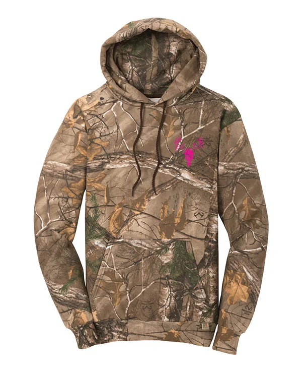 Realtree Camouflage Pulli Realtree Womens L Camo Pink Hoodie
