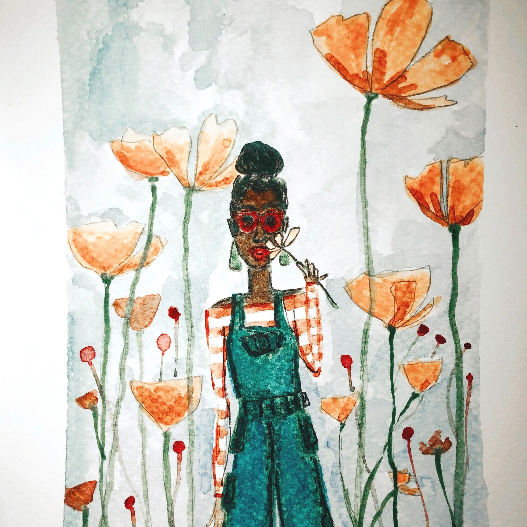 "Amongst the Flowers"