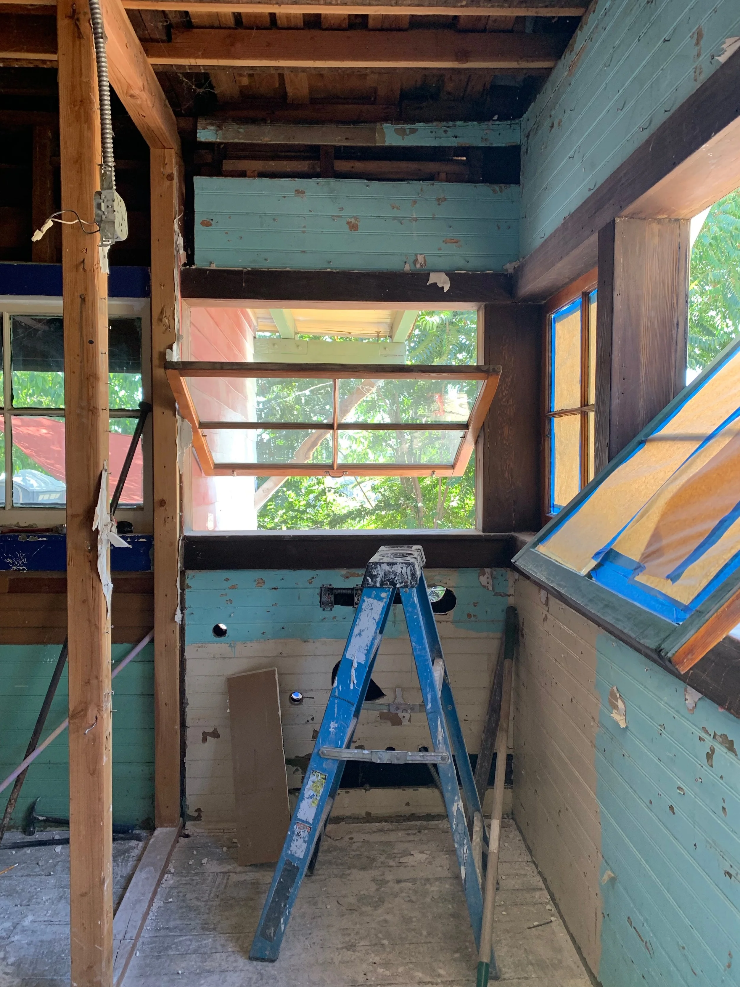 THE IN-PROGRESS POWDER ROOM