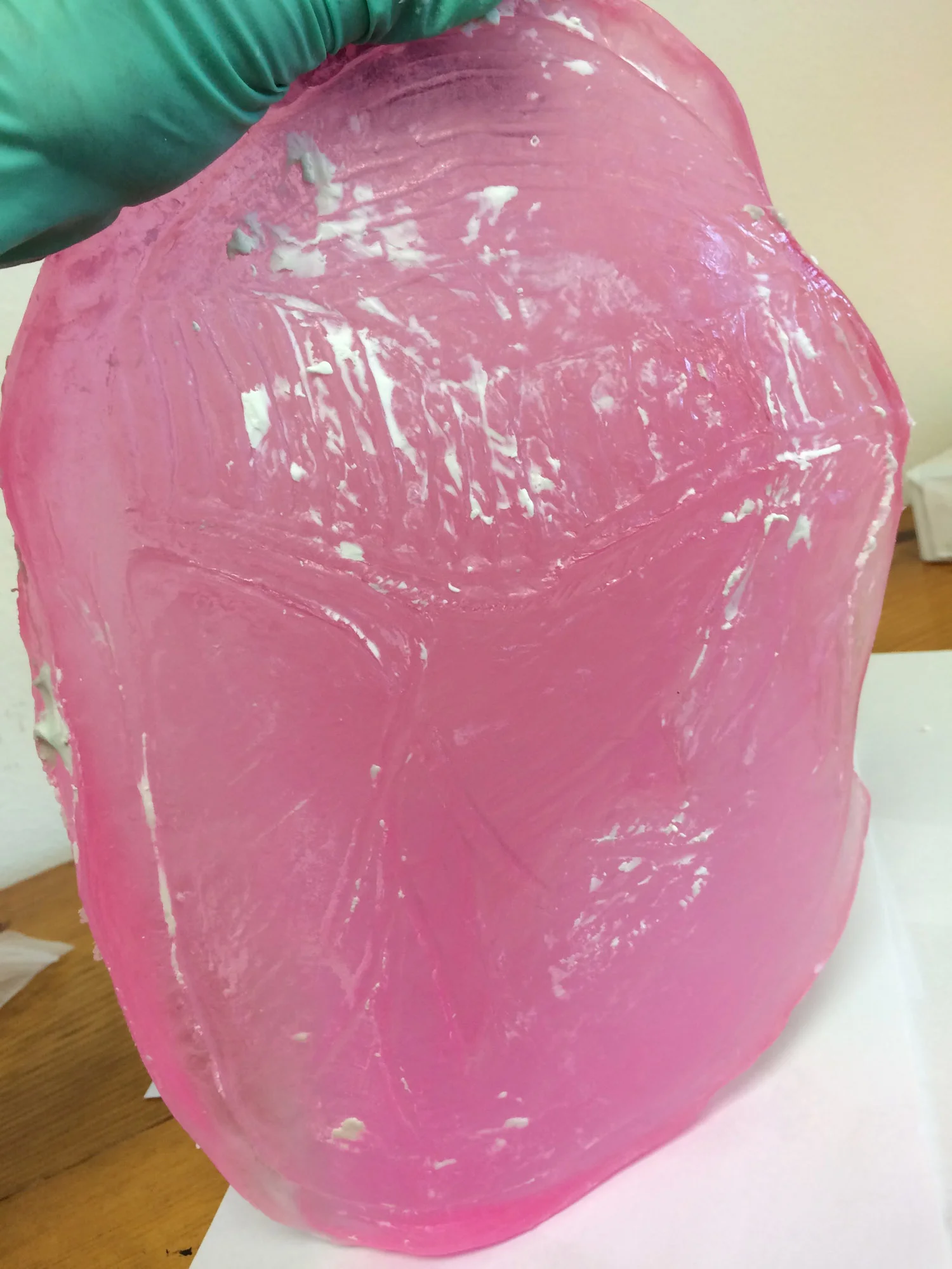 It looked nice, but was still sticky