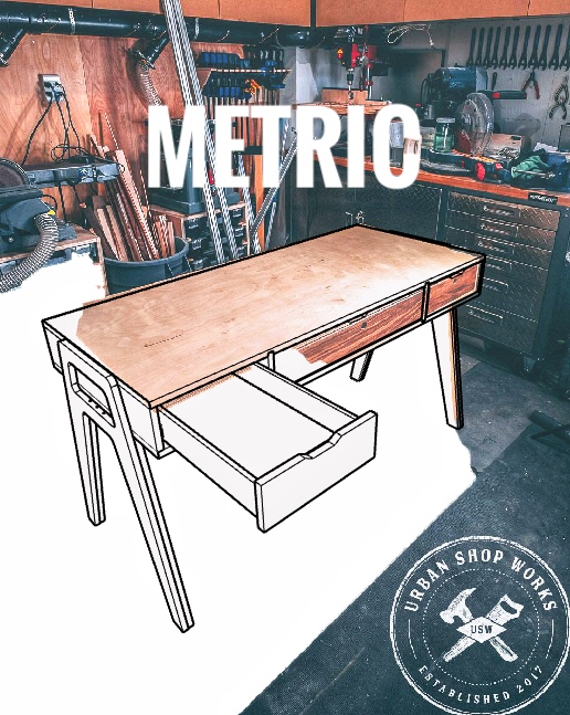 Mid Century Modern Plywood Desk Plans Metric Urban Works Mid Century Modern Plywood Desk Plans, Modern Desk Table Plans
