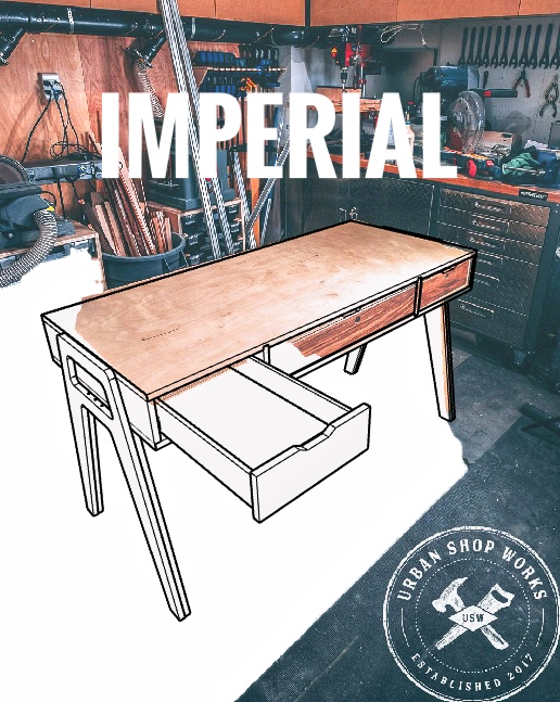 Midcentury Modern Plywood Desk Urban Works Midcentury Modern Plywood Desk Urban, Diy Mid Century Modern Desk Plans