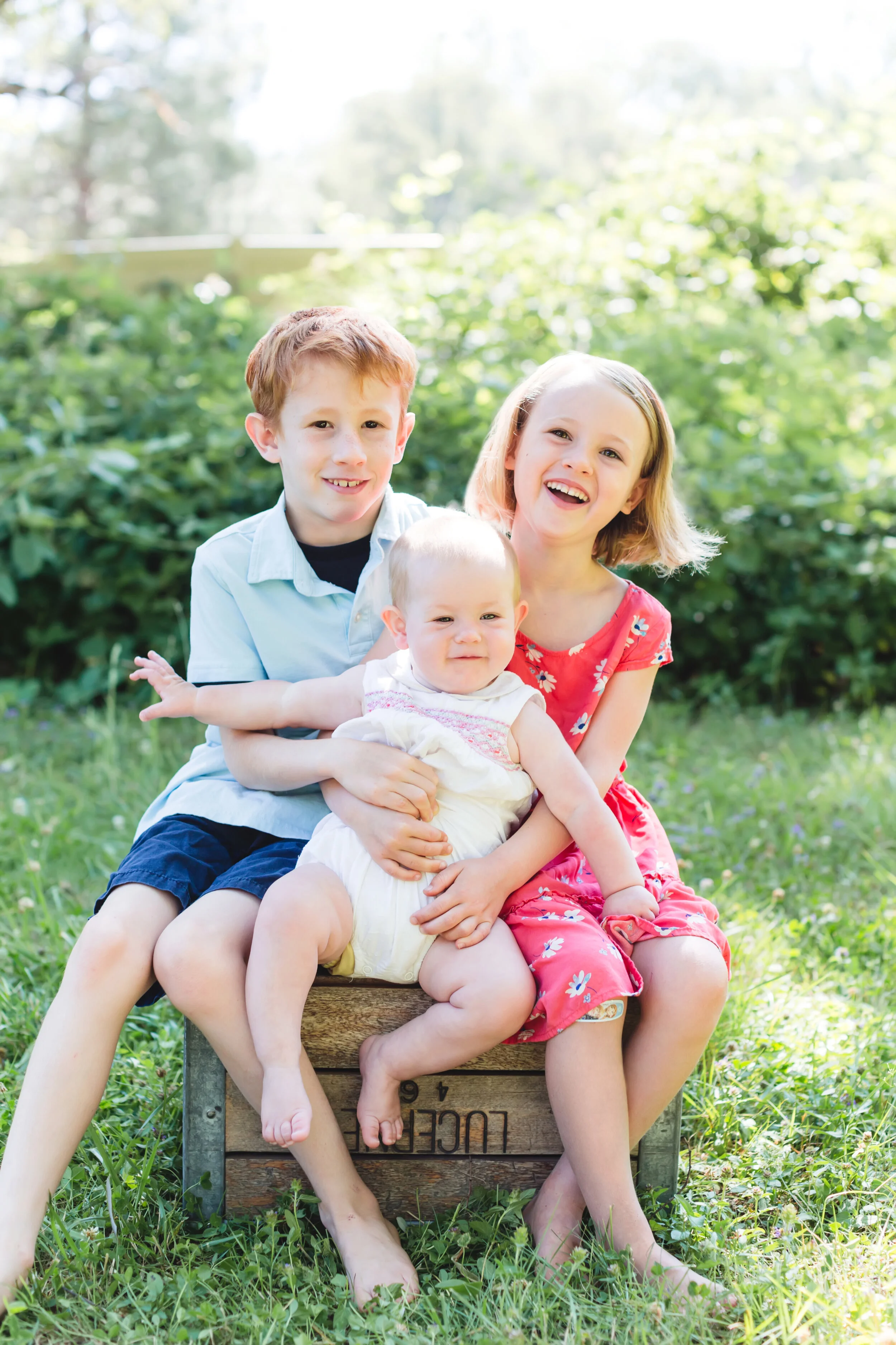 Baby E &amp; Sibling Photos