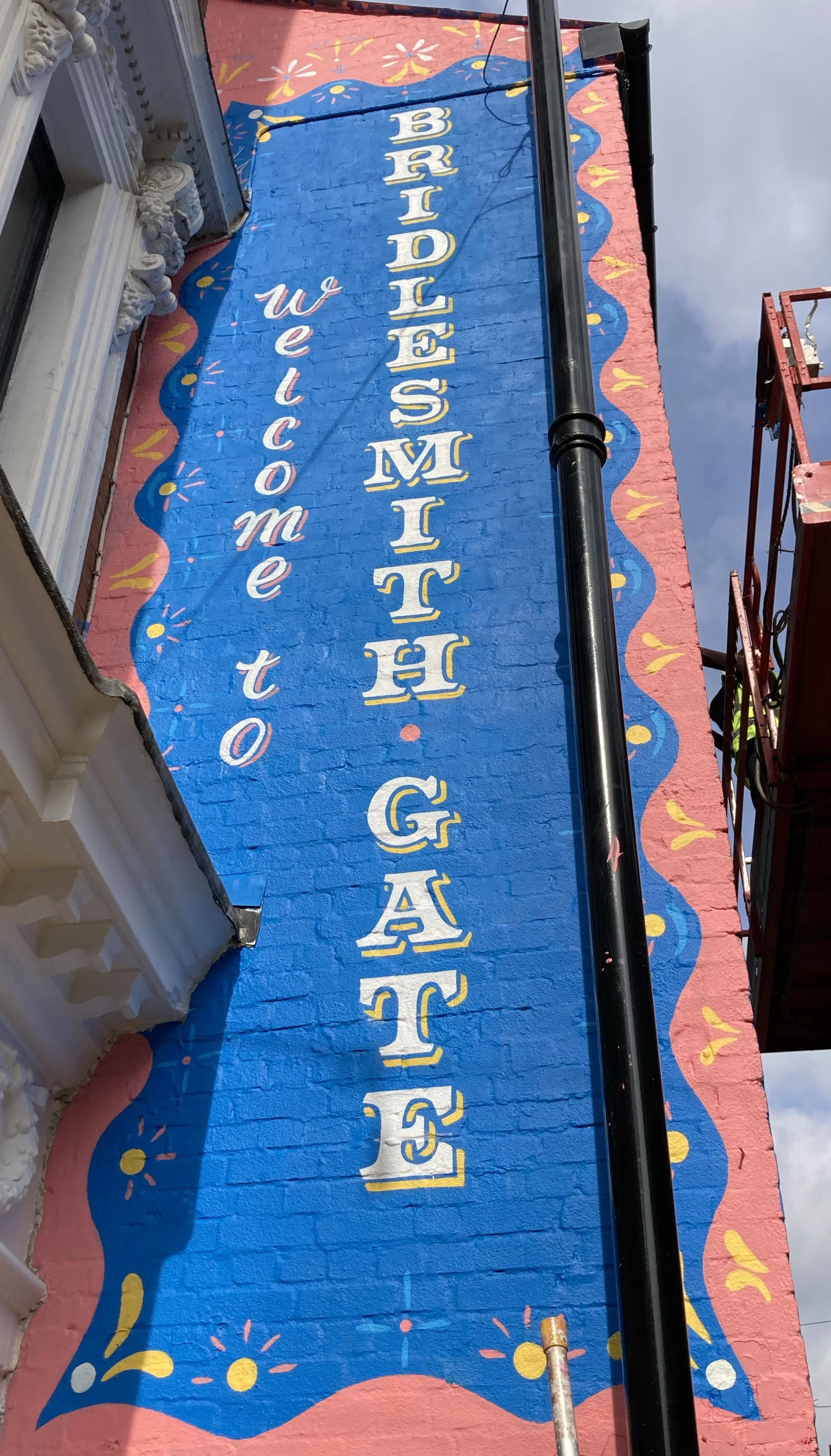 Bridlesmith Gate mural 