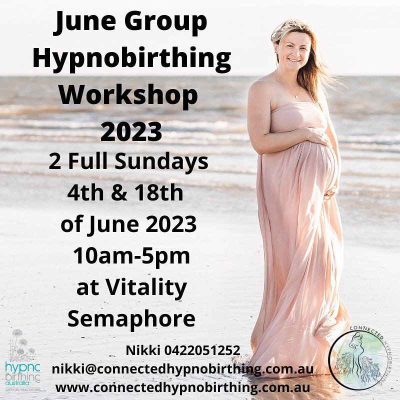 Next Group Hypnobirthing is 
June Group Hypnobirthing Class 

Didn&rsquo;t get to post my April/May group because it booked out before I got the chance so the next group with availability is June! 

I only take 6 couples per group class and the last 
