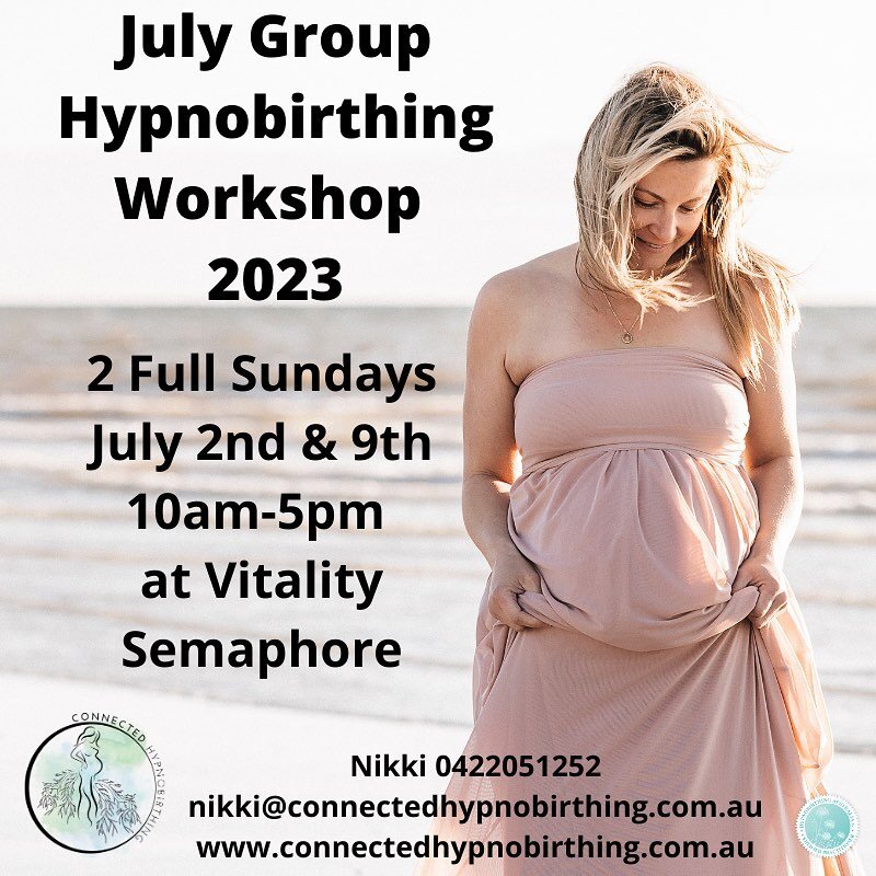 July Group Hypnobirthing Workshop

2 Full Sundays 2nd &amp; 9th of July 2023 
Both days are 10am-5pm and held upstairs at Vitality Semaphore @vitalitysemaphore 69 Semaphore Rd, Semaphore. 

The Positive Birth Program is all about giving you evidence 