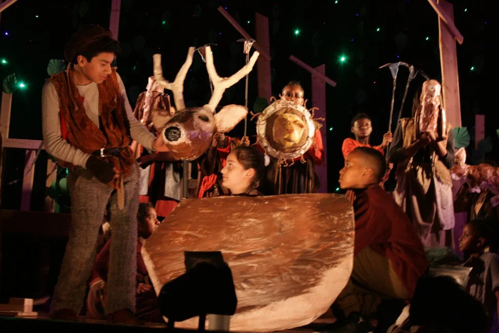 Director and facilitator of ensemble-based movement storytelling Curriculum designer for 50+ 4th, 5th, and 6th graders. Including Physical Theater, Laban Movement Analysis, Archetypes, Viewpoints, Puppetry, and Character Work