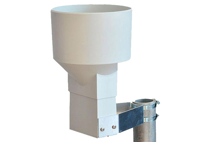 SEB200 rain gauge pipe mounting