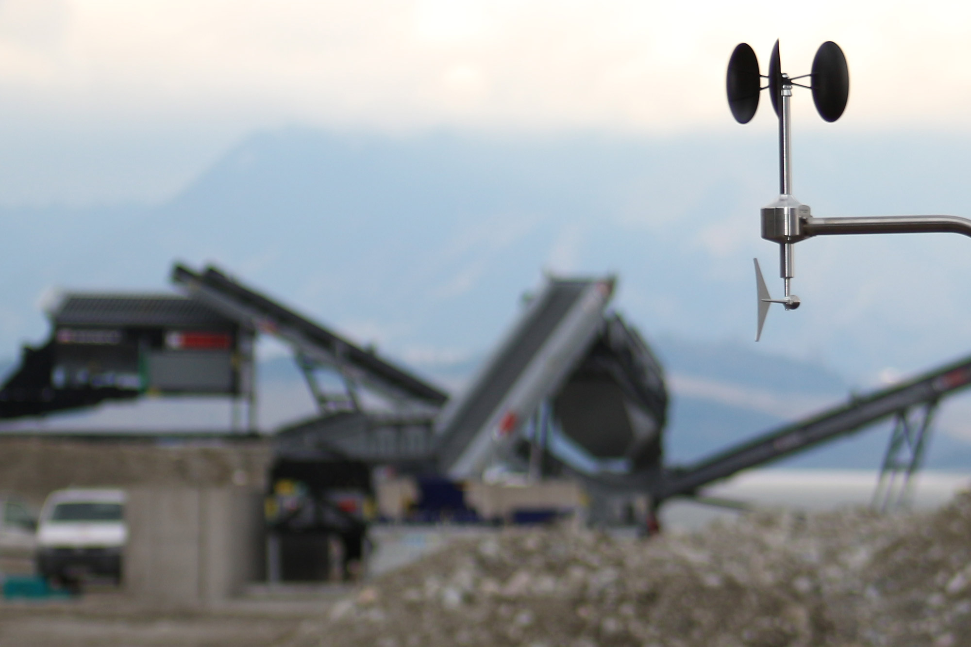 Anemometer in industrial environement