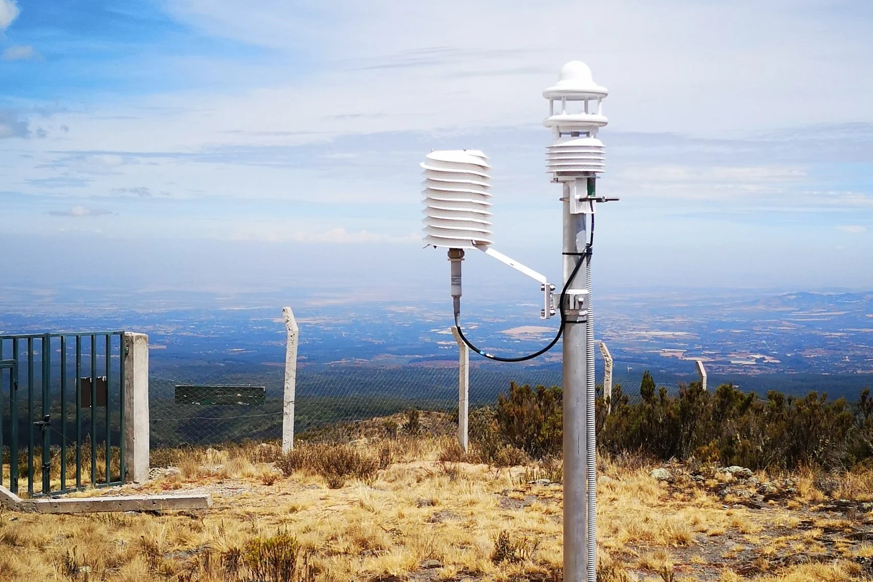 Helical MeteoShield Professional on Mt. Kenya GAW station.